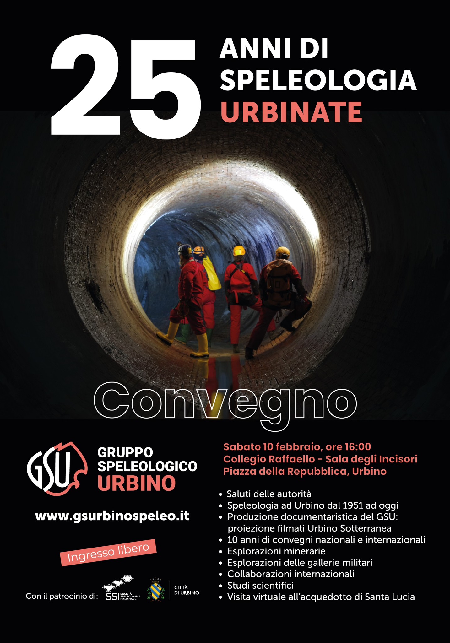 Anni Di Speleologia Urbinate Gruppo Speleologico Urbinate